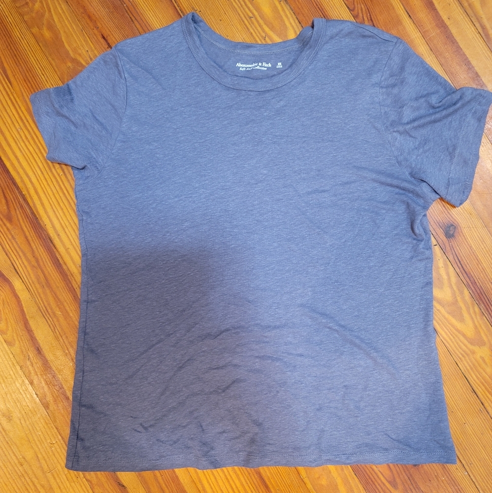 Abercrombie linen blend t shirt